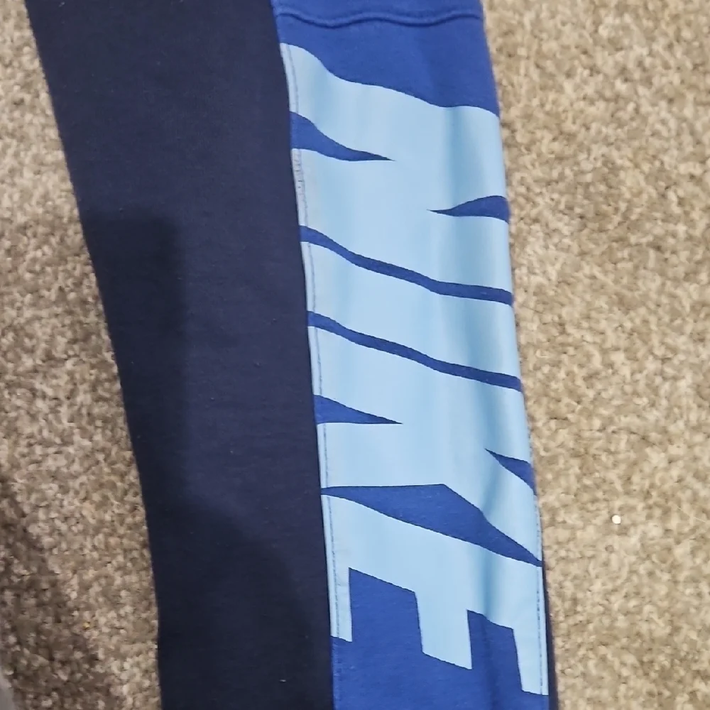 Nike Kids Navy and Royal Blue Joggers